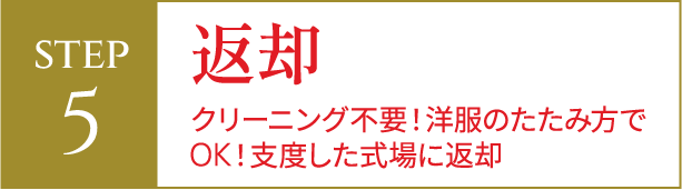 STEP5 返却